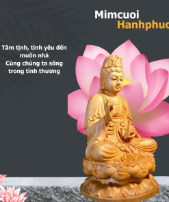 Tượng Quán Thế Âm gỗ, trang trí xe ô tô, trang trí phòng khách MCHH 013 2 Tượng Quán Thế Âm gỗ, trang trí xe ô tô, trang trí phòng khách MCHH 013