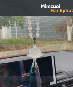 Dây treo xe ô tô phong thủy hoa sen Phật, chuỗi hạt nhiều may mắn - MCHP002 2 Dây treo xe ô tô phong thủy hoa sen Phật, chuỗi hạt nhiều may mắn - MCHP002