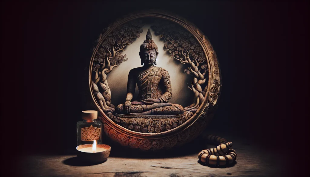 Tượng Phật và vòng tay Trầm Hương gắn kết tâm linh và phong thủy